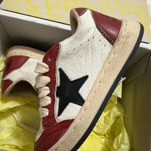 Golden Goose Kids Sneakers - White, Red, Black